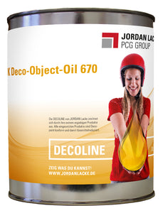 1K DECO-OBJECT-OIL 670, Natureffekt (Decopaintkonformes Naturöl) / 0.5 L